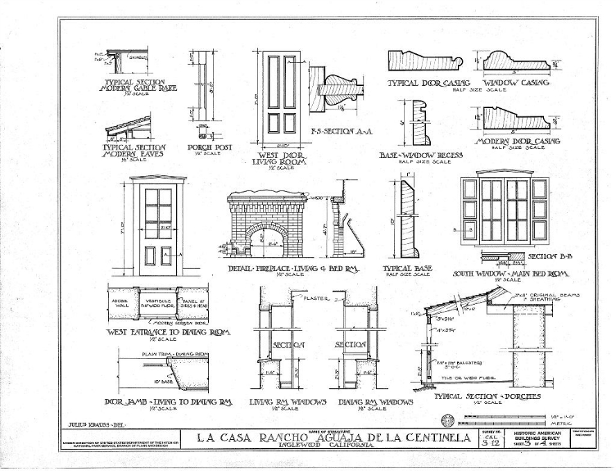 Details 1934 - Historical American Building Survey / Library of Congress